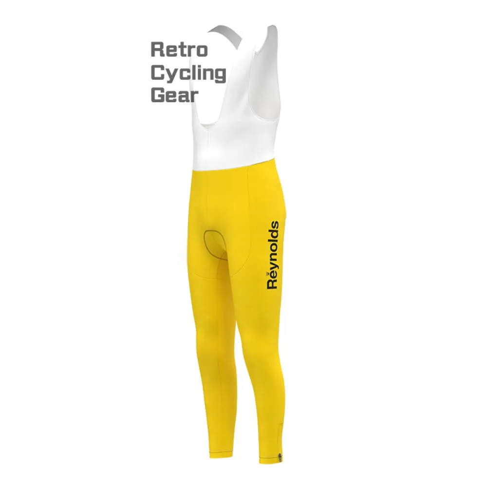 1990s yellow Reynolds Retro Bib Cycling Pants