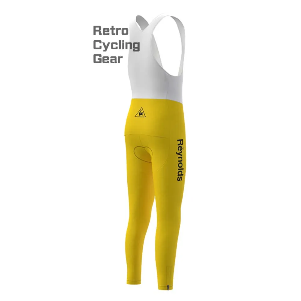 1990s yellow Reynolds Retro Bib Cycling Pants