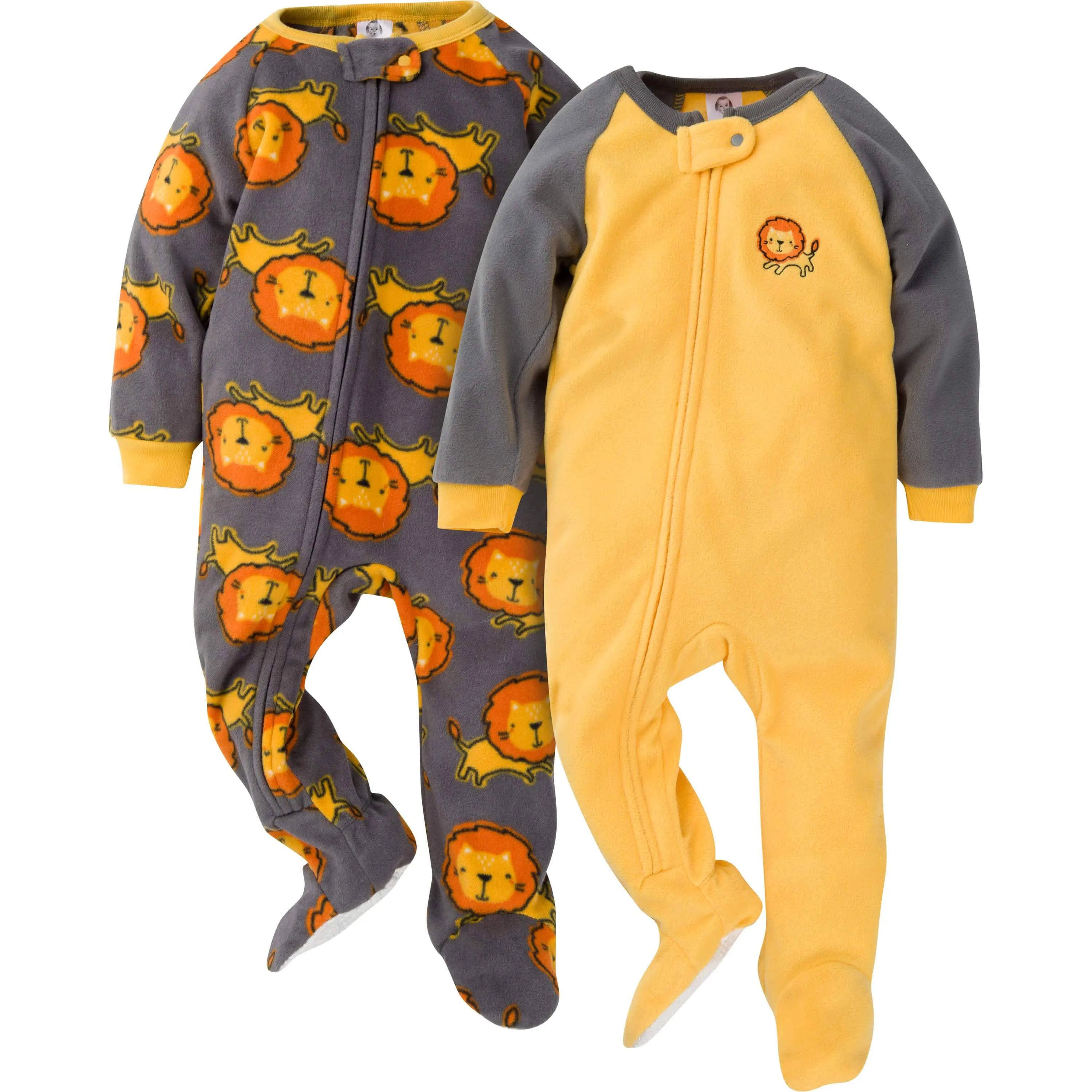 2-Pack Baby & Toddler Boys Lion Fleece Pajamas