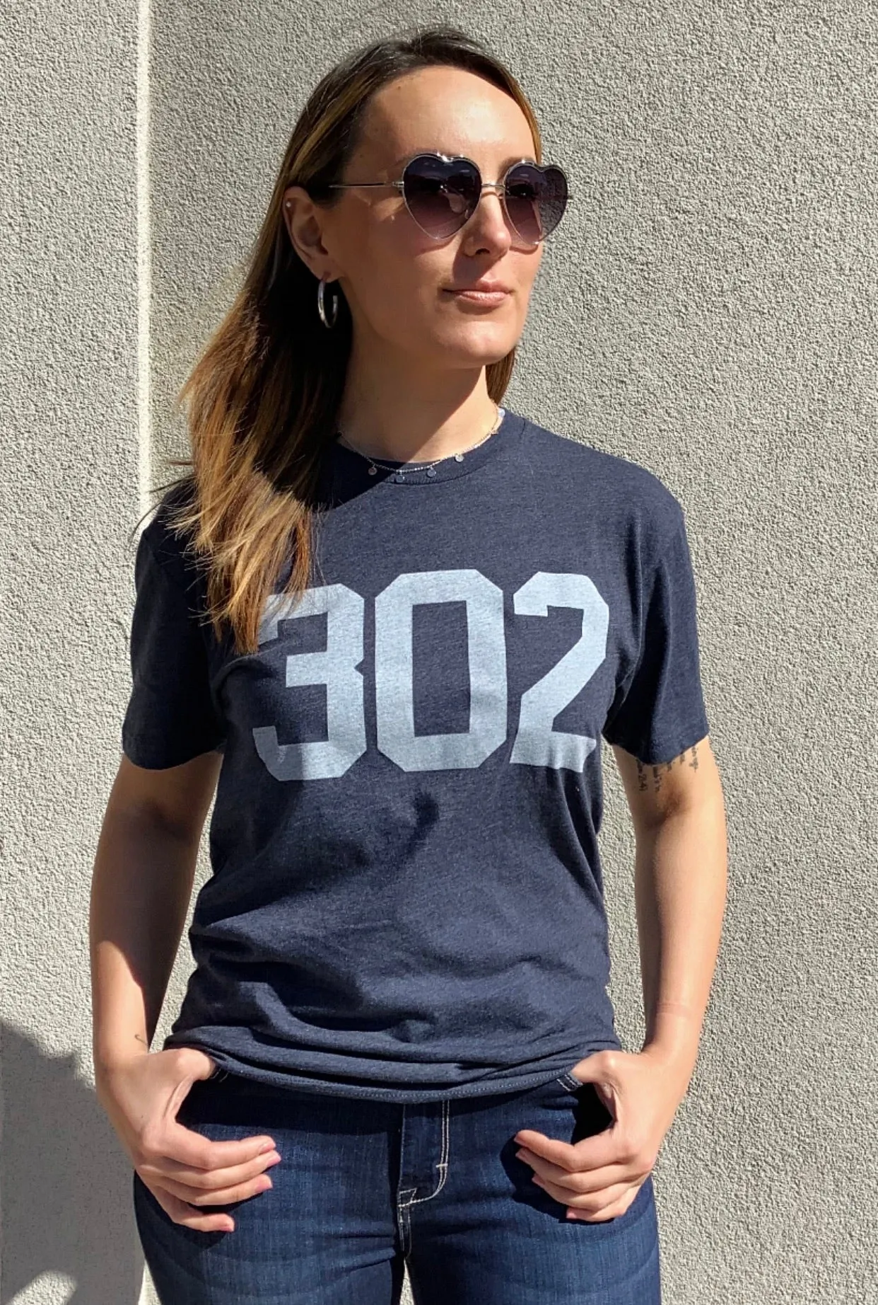 302 Navy Tee