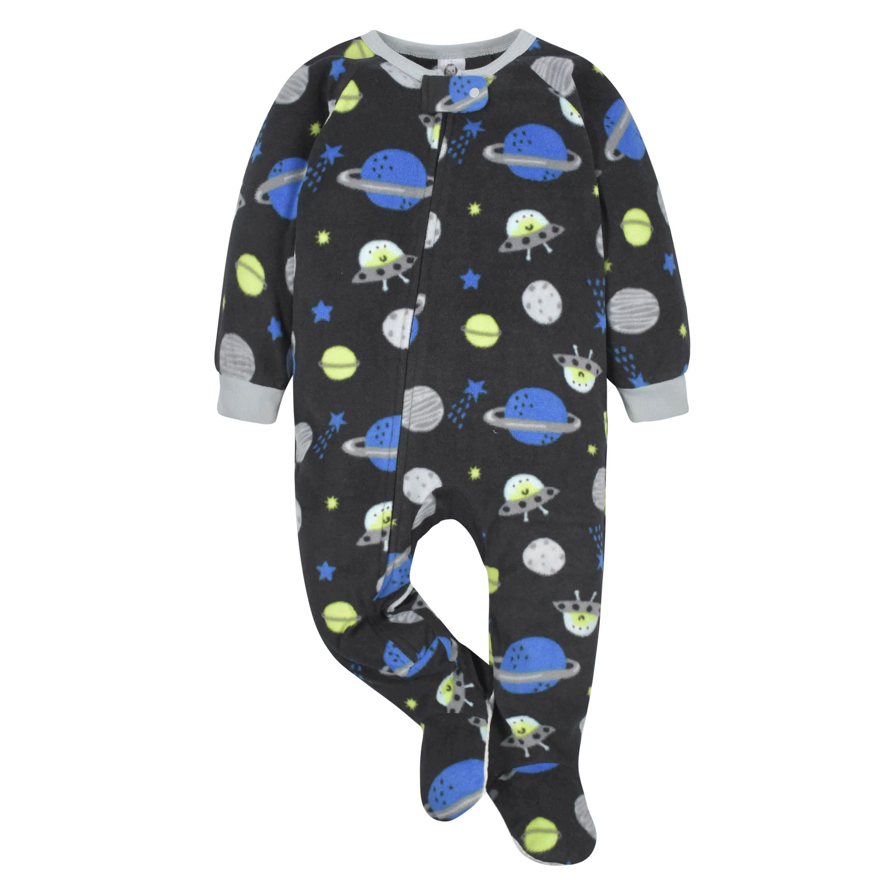 4-Pack Baby & Toddler Boys Space & Dinos Fleece Pajamas