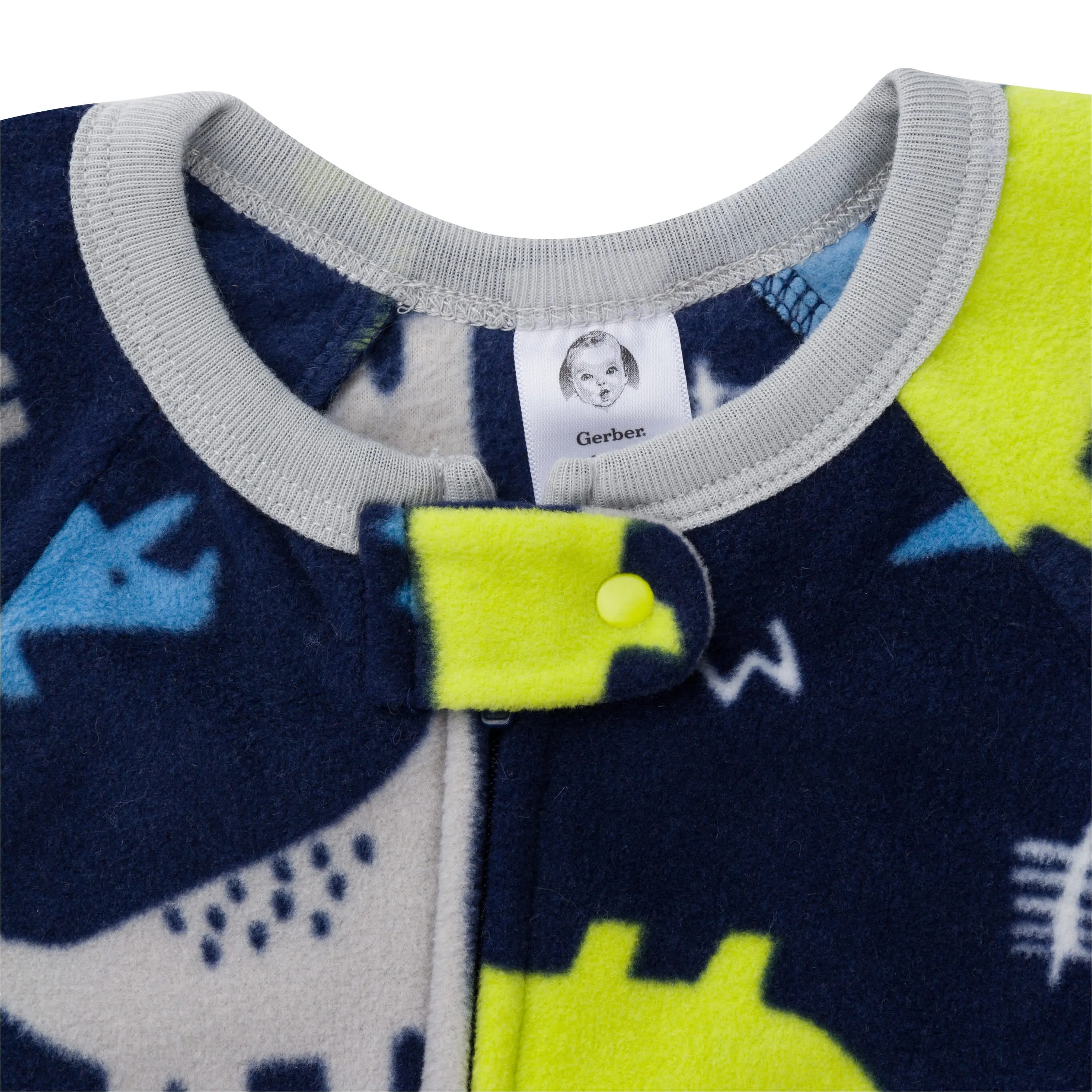 4-Pack Baby & Toddler Boys Space & Dinos Fleece Pajamas