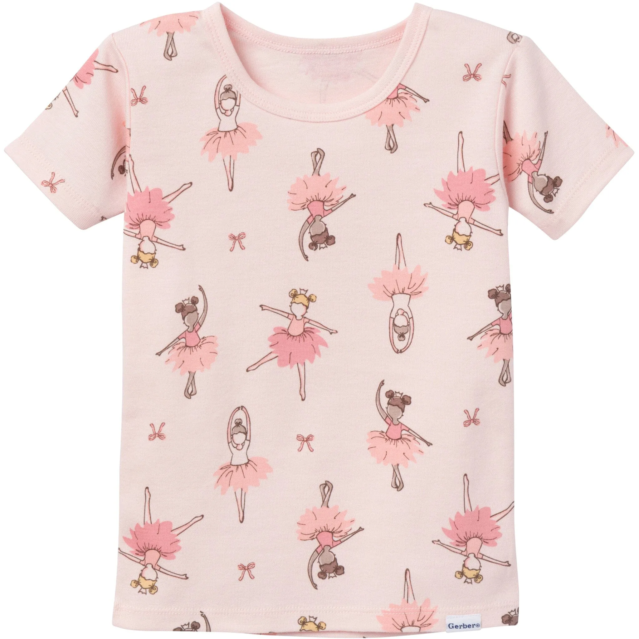 4-Piece Infant & Toddler Girls Ballerinas Tops and Pants Sets