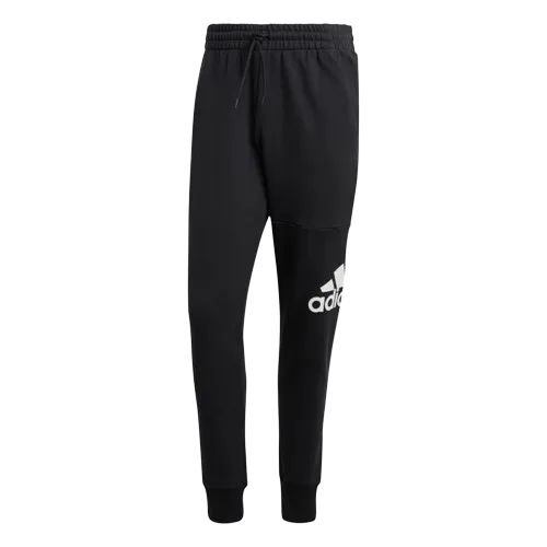 Adidas Essentials French Terry Tapered Cuff Logo Pant - Mens - Black