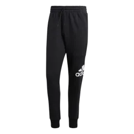 Adidas Essentials French Terry Tapered Cuff Logo Pant - Mens - Black