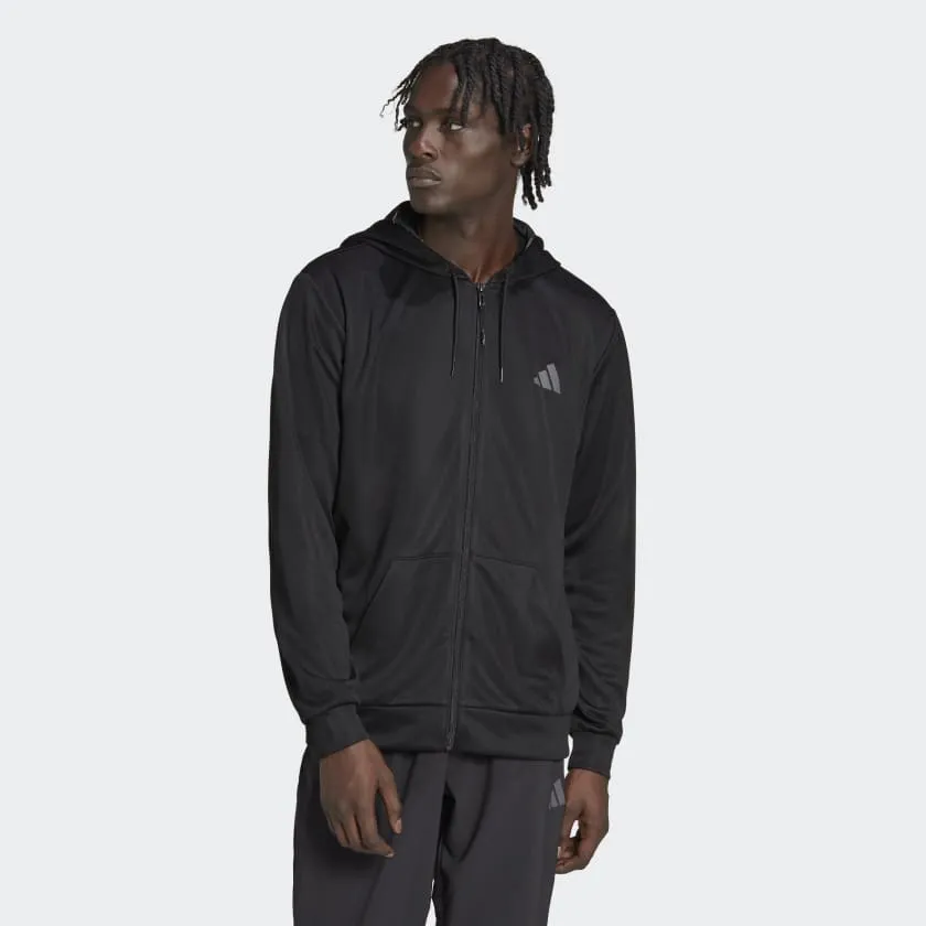 ADIDAS TRAIN ESSENTIALS SEASONAL TRAINING FULL-ZIP JACKET - IB8137