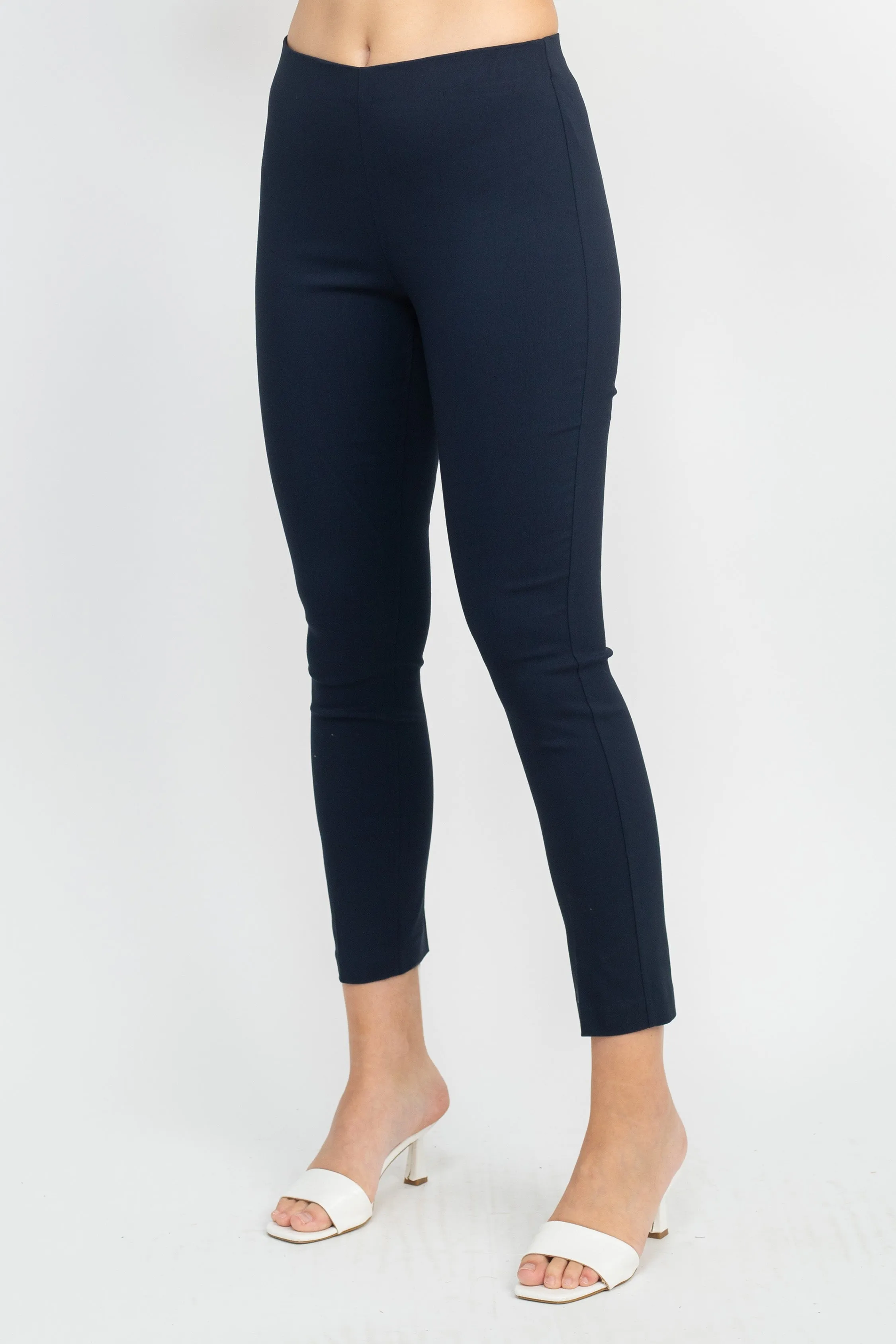 Adrianna Papell Sport Mid Waist Pull On Skinny Pants