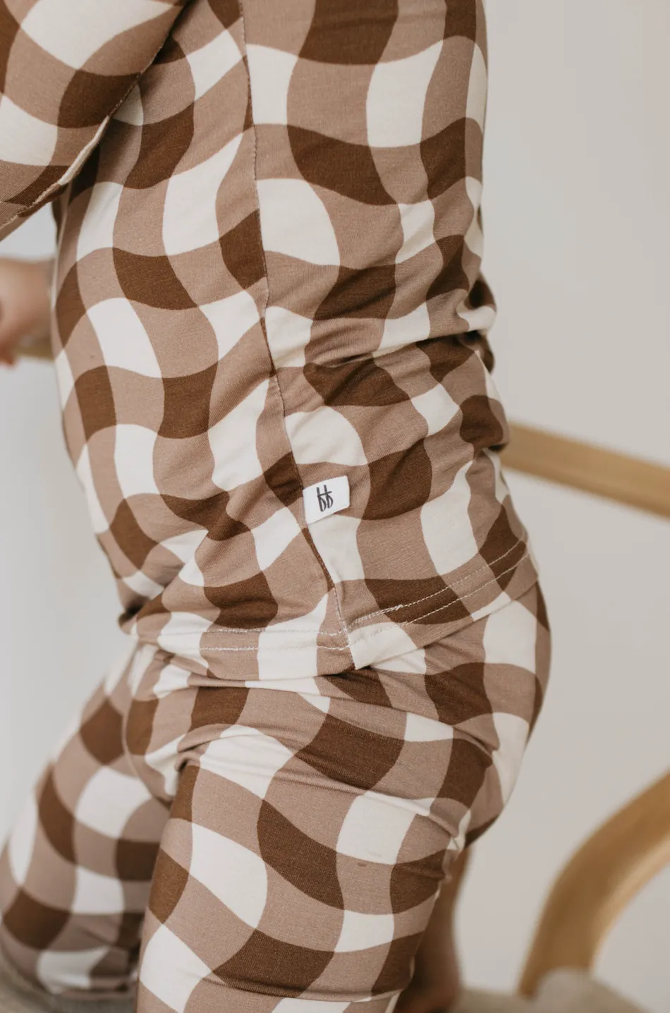 Bamboo Two Piece Pajamas | Groovy Gingham