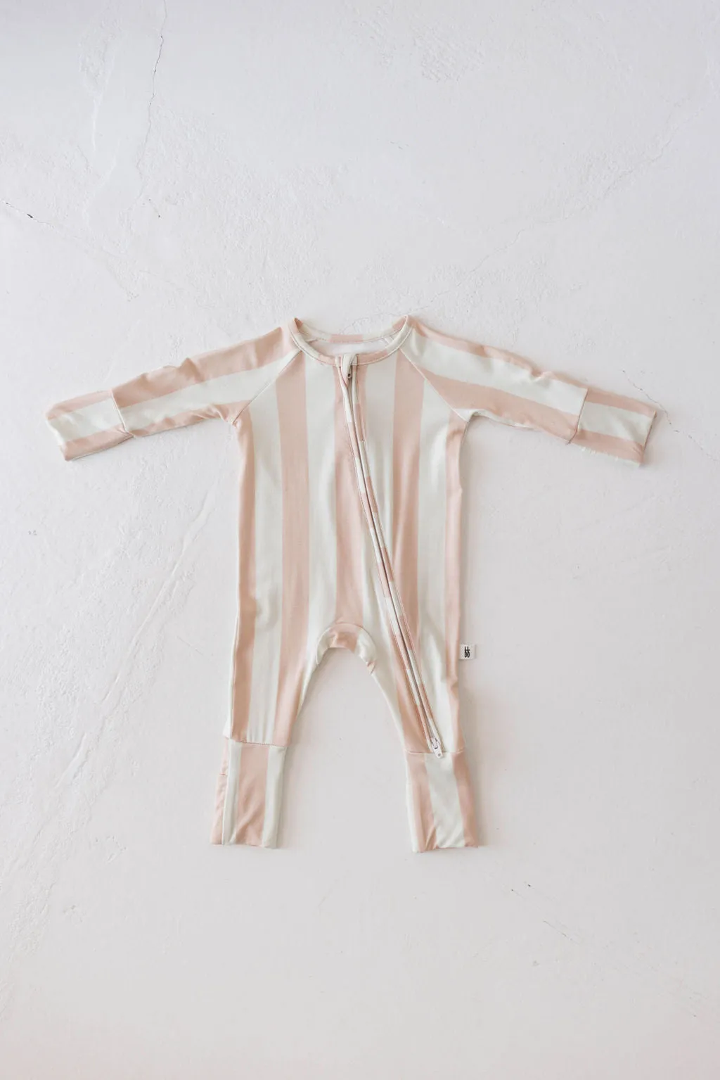 Bamboo Zip Pajamas | Candy Stripe