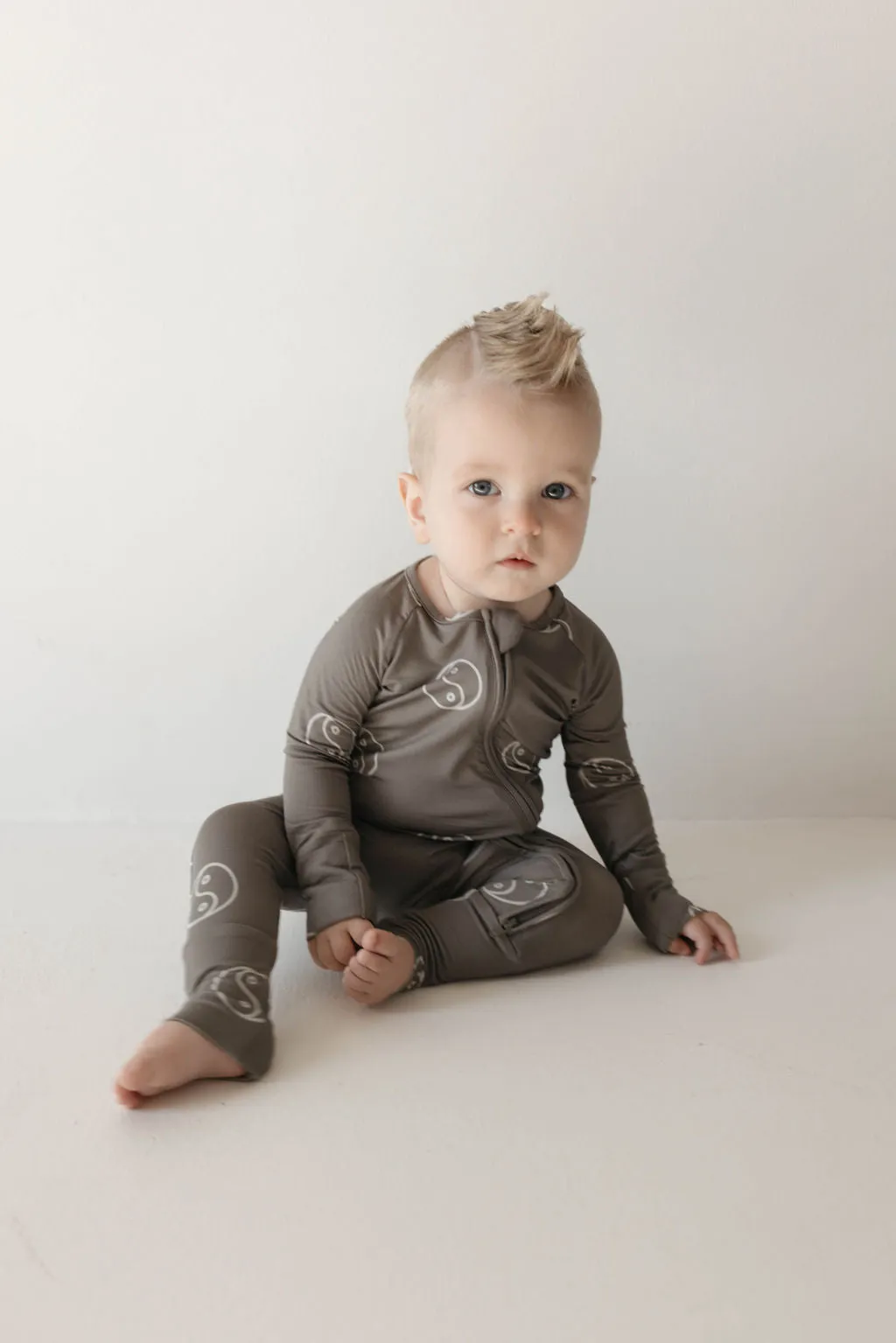 Bamboo Zip Pajamas | Sage Yin Yang