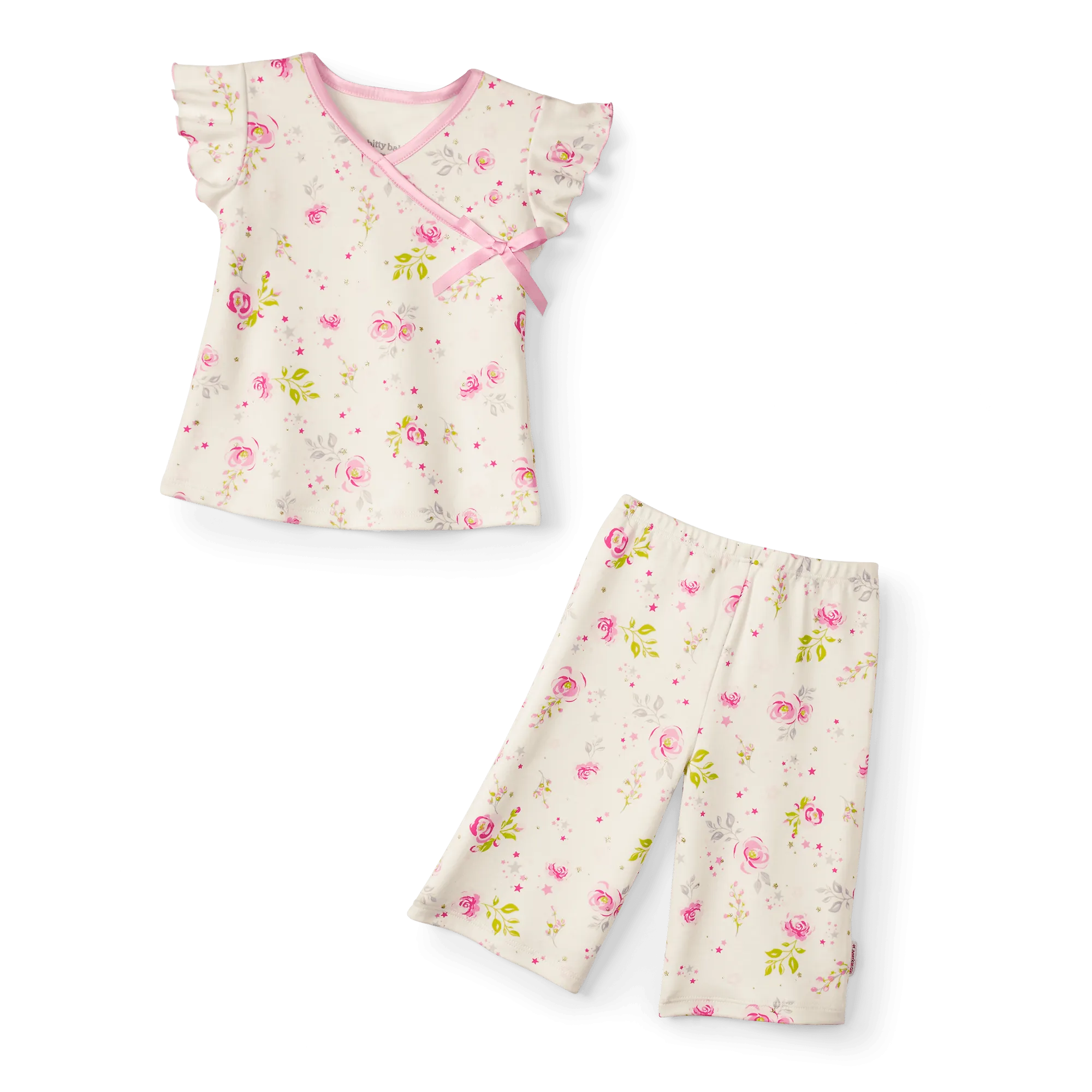 Beautiful Blooms Pajamas for Little Girls & Bitty Baby® Dolls