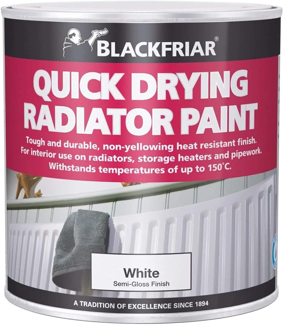 Blackfriar Quick Drying Radiator Paint 250ml White