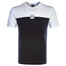 BOSS Tee 6 T Shirt in Black & White