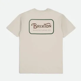 BRIXTON Grade S/S Standard Tee - Cream