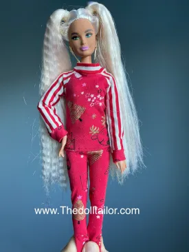 Christmas pajama for Barbie