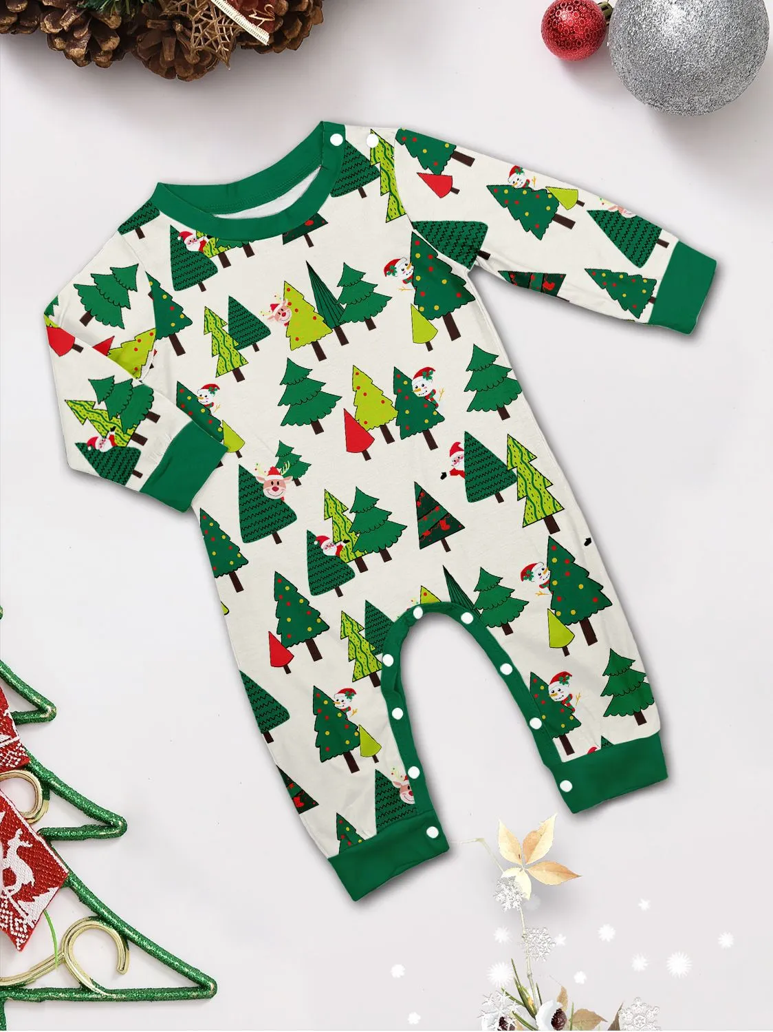 Christmas Tree Family Matching Parent-Child Holiday Pajamas