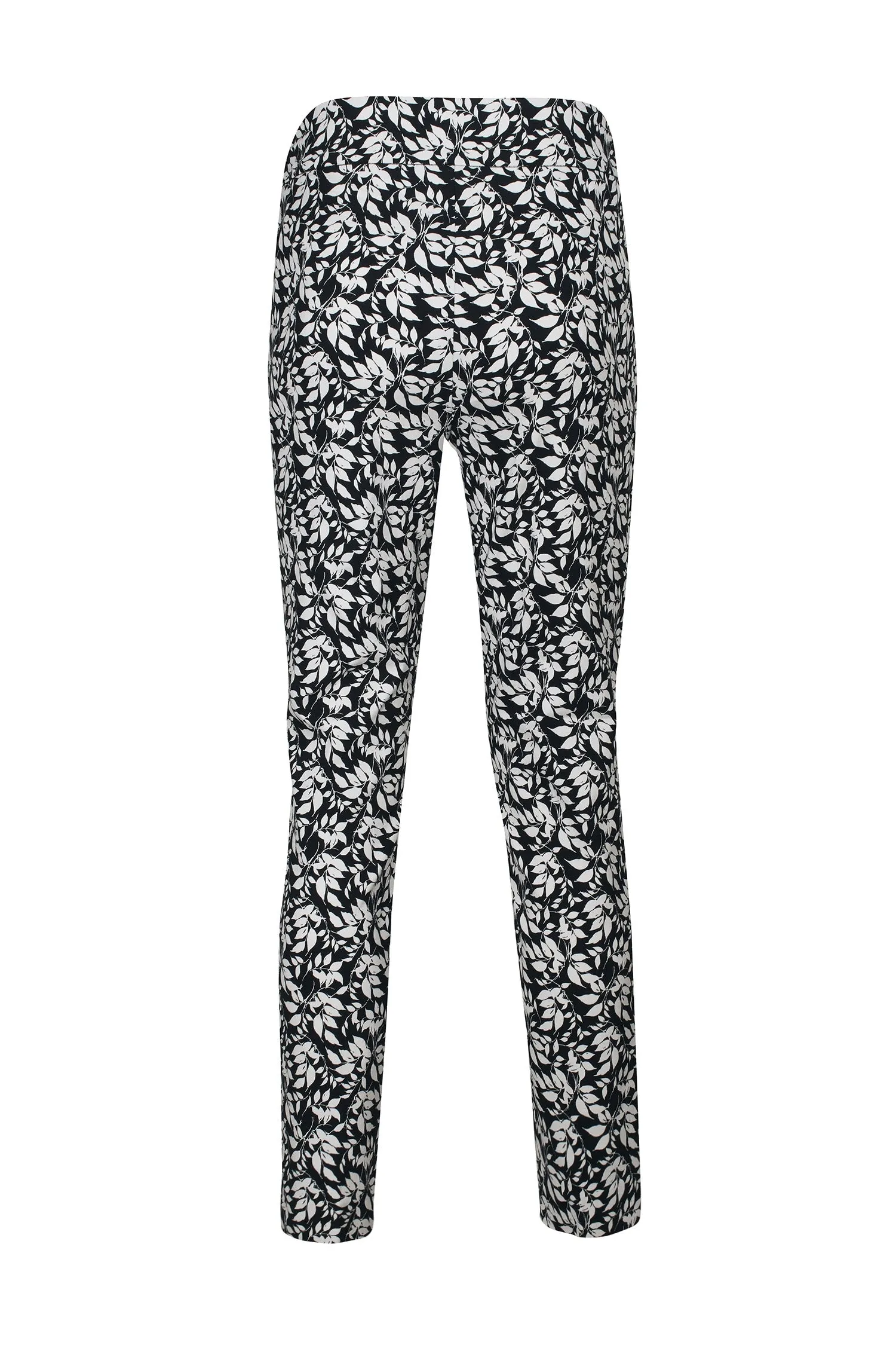 Counterparts Mid Banded Waist Multi Print Stretch Rayon Pants