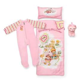 Courtney’s™ Strawberry Shortcake™ Sleeping Bag & PJs for 18-inch Dolls (Historical Characters)