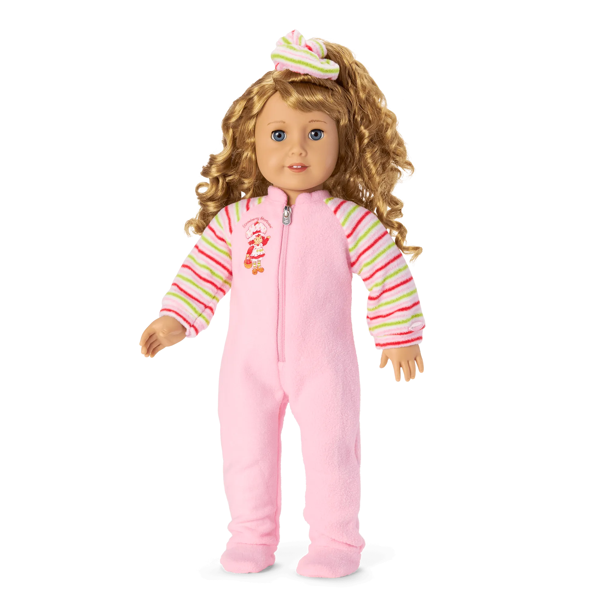 Courtney’s™ Strawberry Shortcake™ Sleeping Bag & PJs for 18-inch Dolls (Historical Characters)