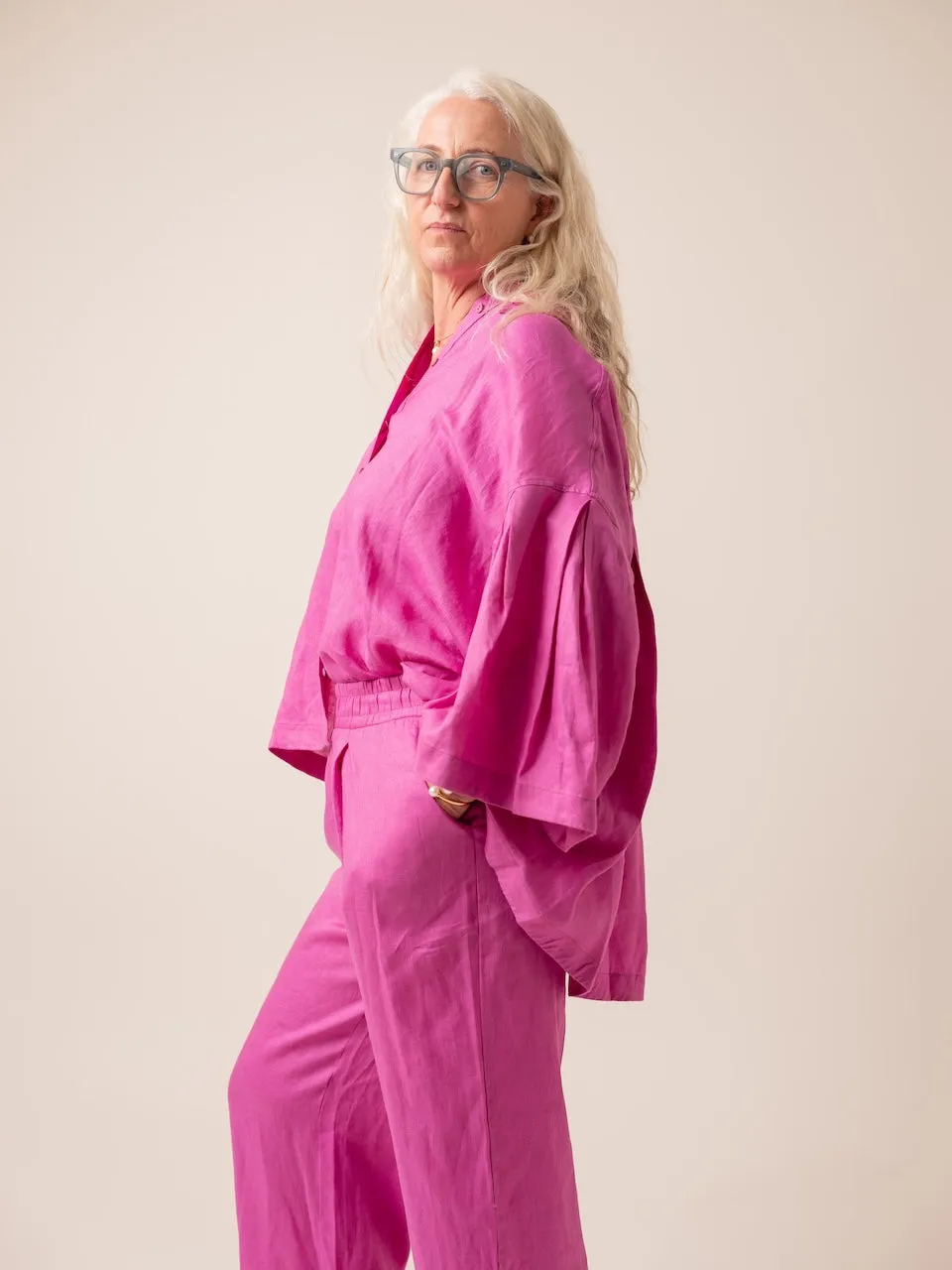 Devotion Twins Dellos Pant in Fushia