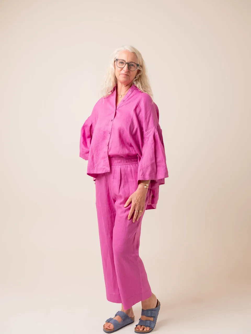 Devotion Twins Dellos Pant in Fushia