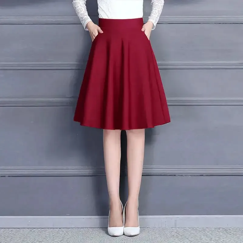 Elegant Skirt with Pockets