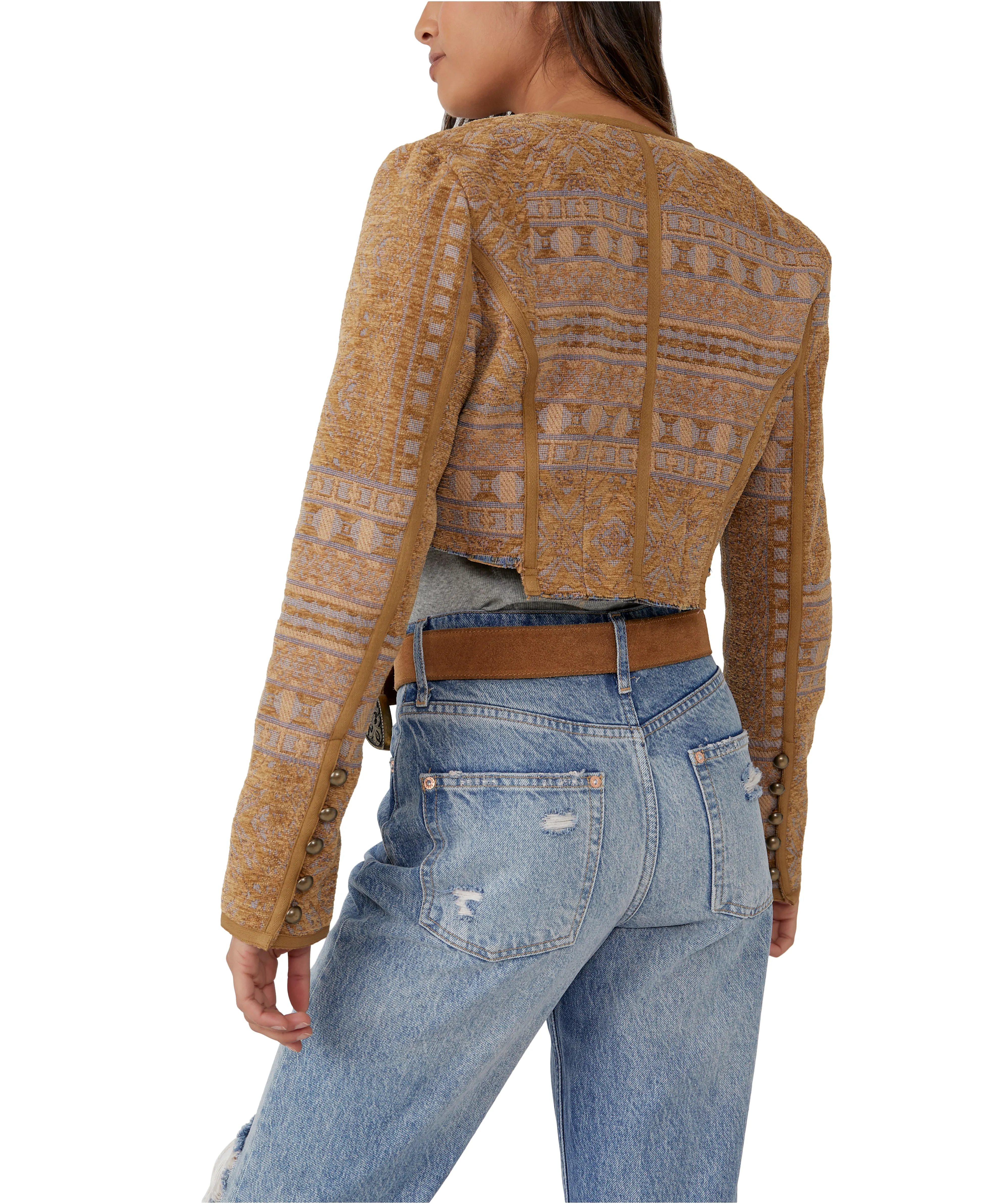 Free People Juliette Cropped Jacket