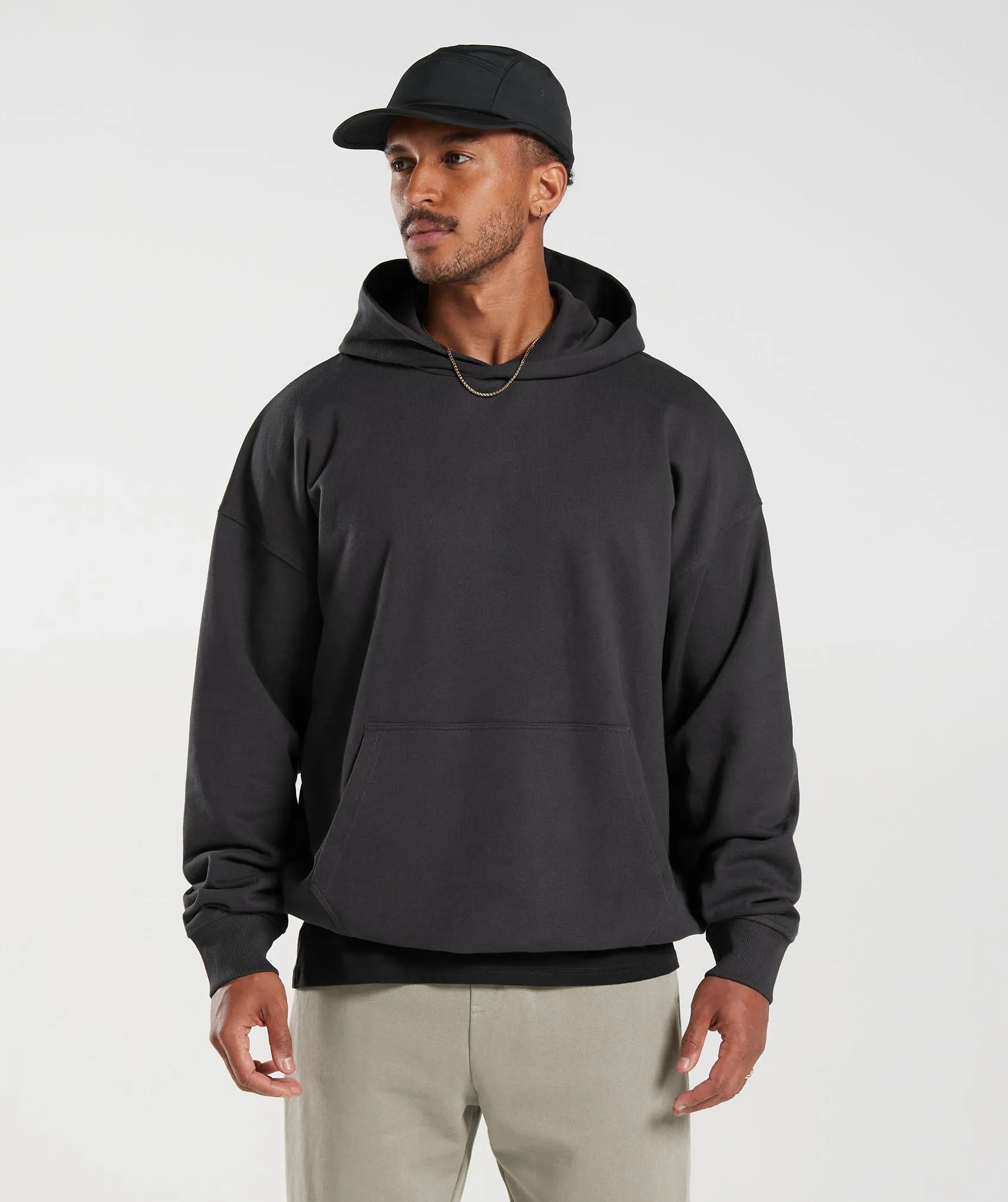 Gymshark Rest Day Essentials Hoodie - Onyx Grey