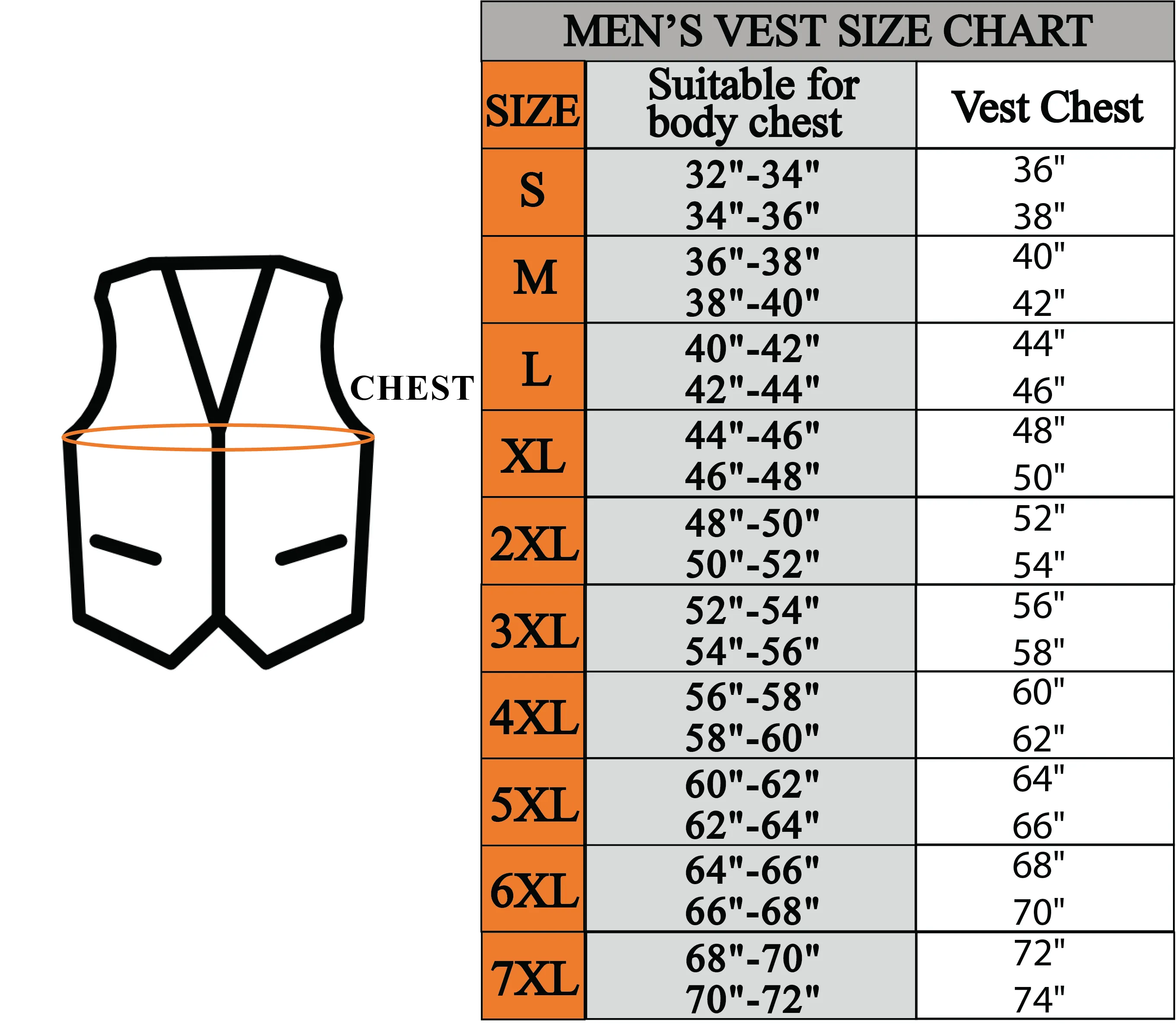 Mens Genuine Leather Vest with Denim Look