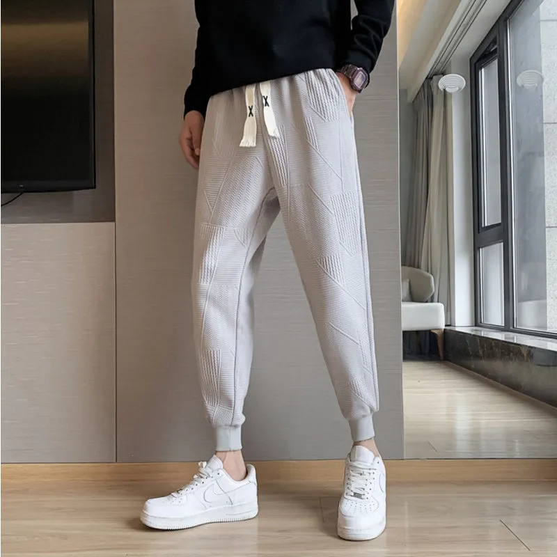 Men's Solid Color Casual Pants