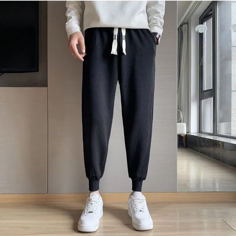 Men's Solid Color Casual Pants