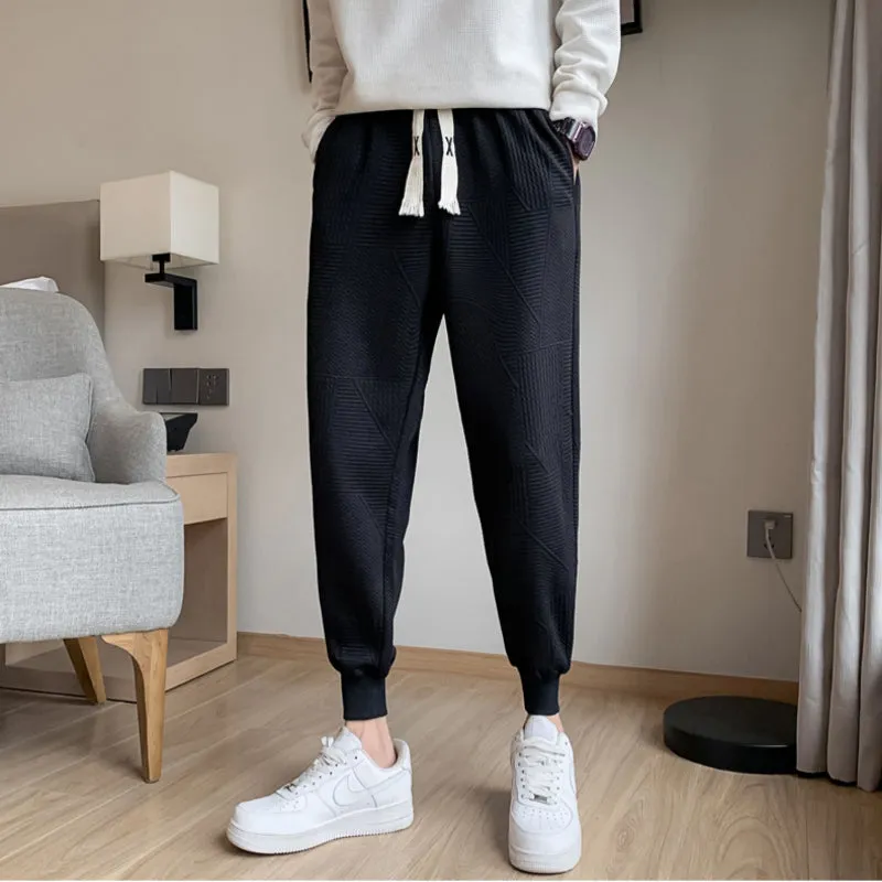 Men's Solid Color Casual Pants