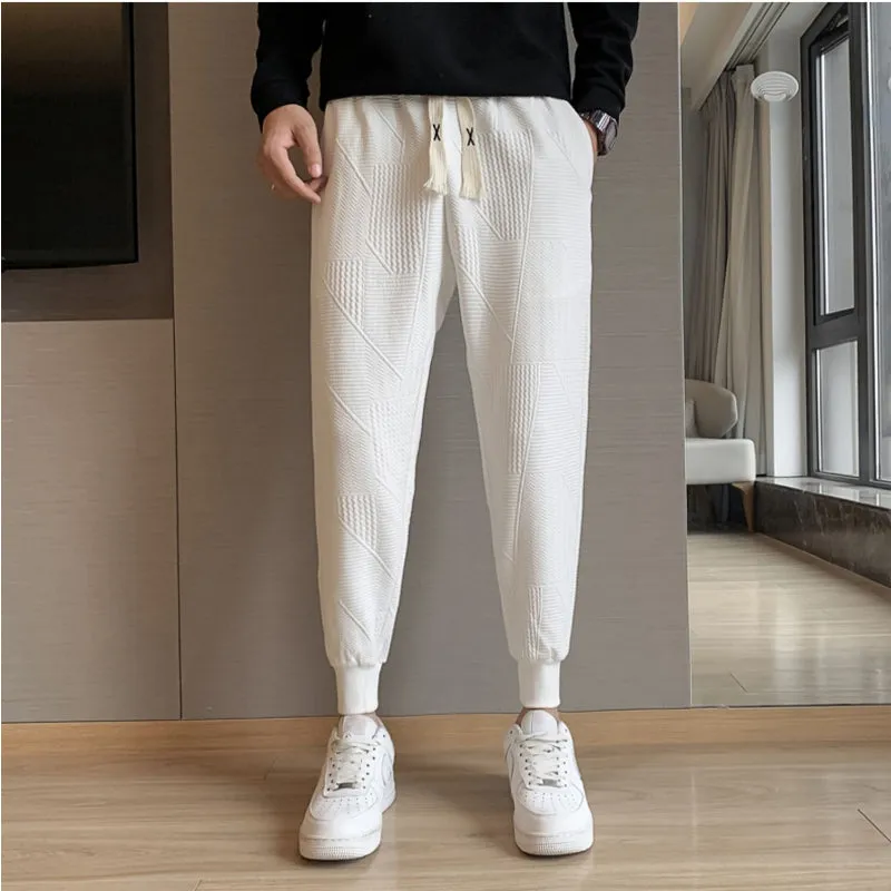 Men's Solid Color Casual Pants