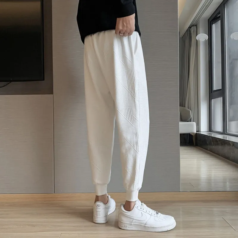 Men's Solid Color Casual Pants