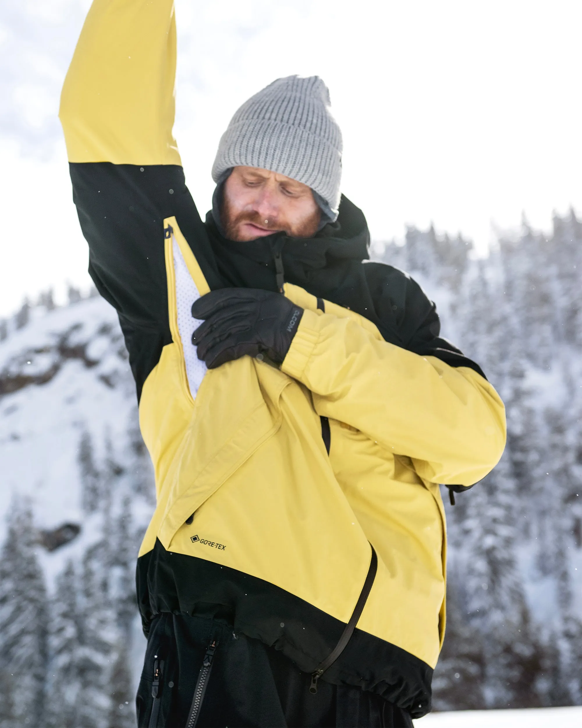 Mens Tds 2L Gore-Tex Jacket - Dark Yellow