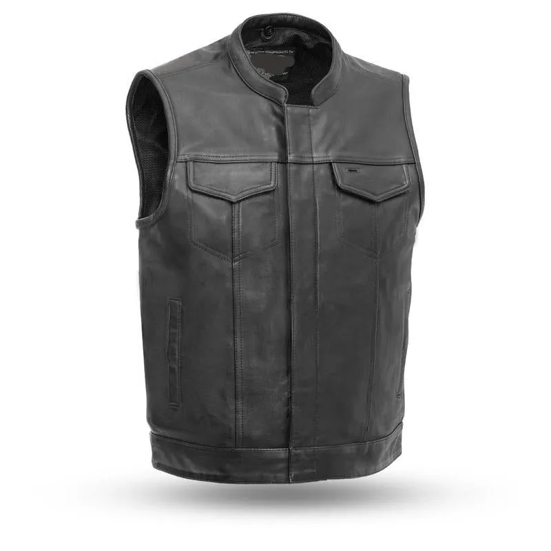 MKL - Victor Men's Motorcycle Leather Vest