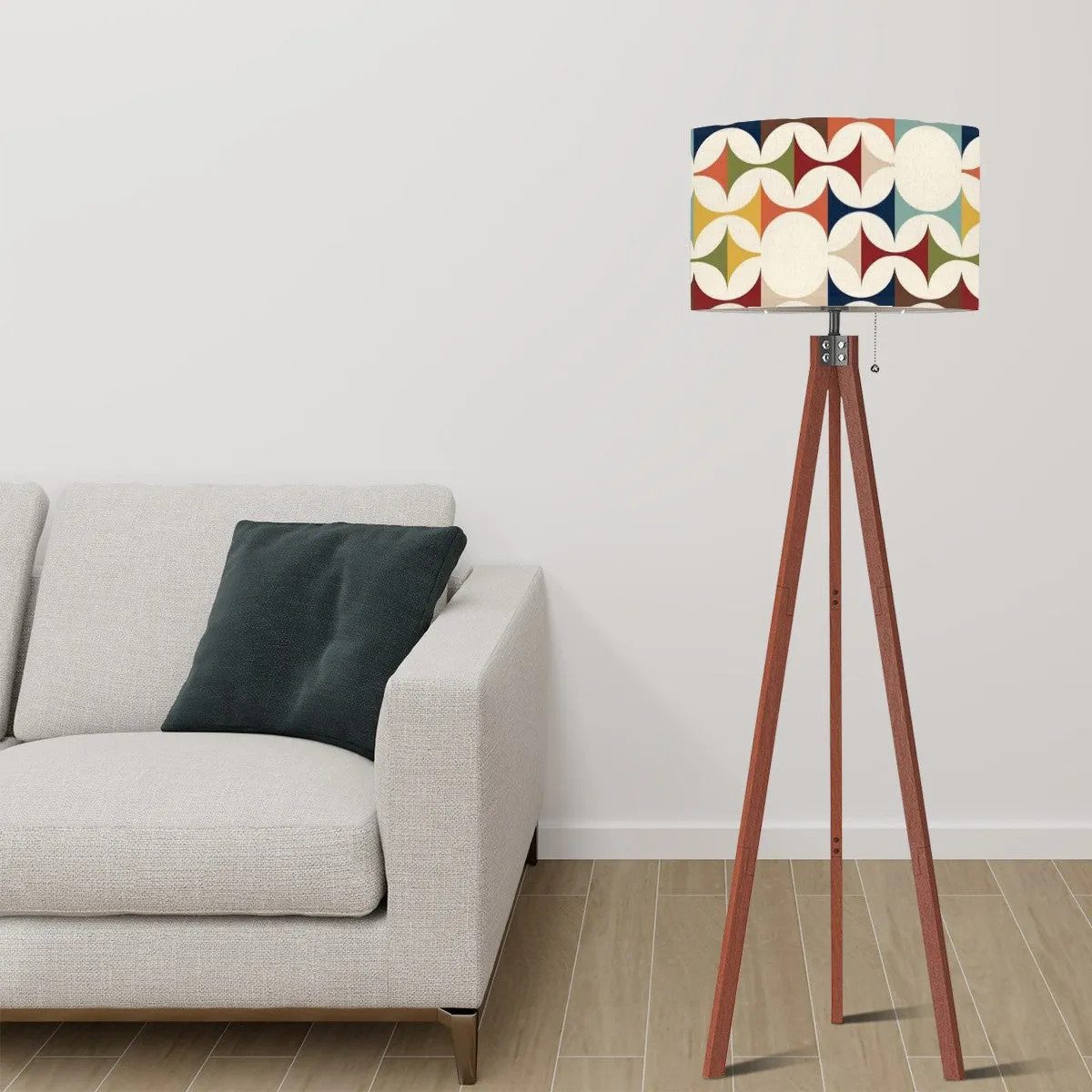 Modern Danish Scandinavian Designed Mid Century Modern Tripod Floor Lamp