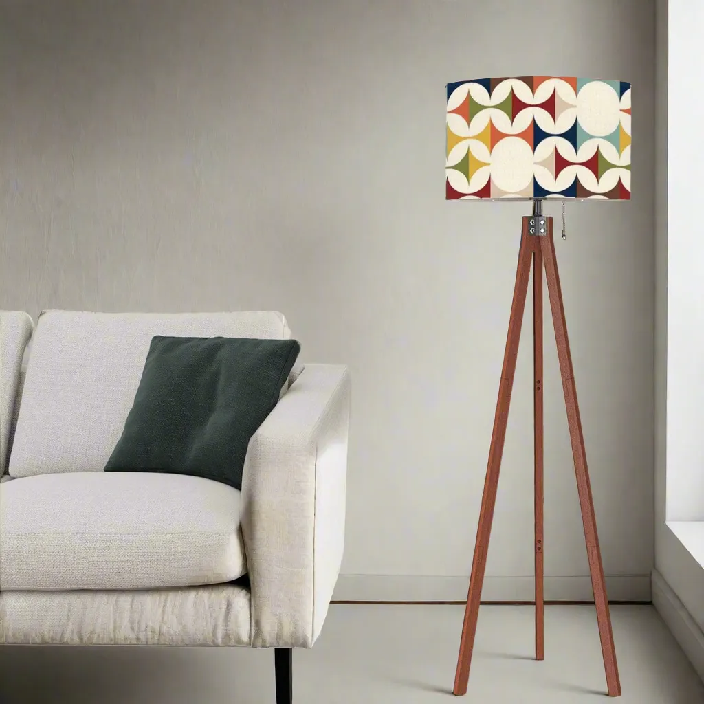 Modern Danish Scandinavian Designed Mid Century Modern Tripod Floor Lamp