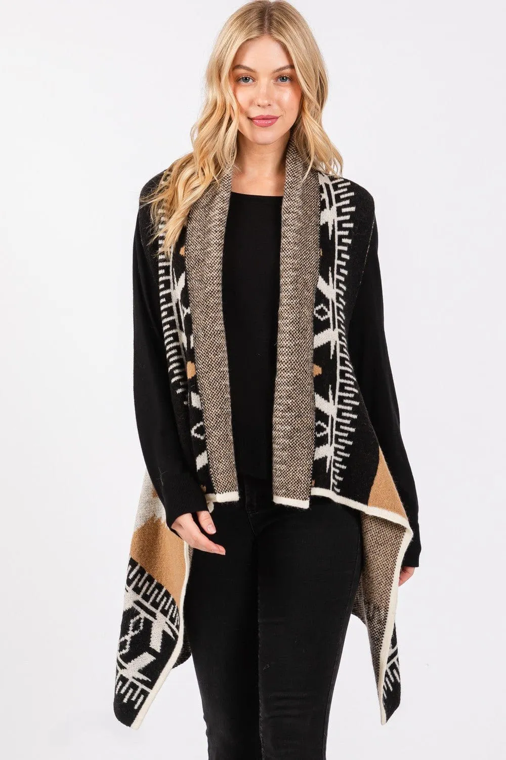 MS0402 Aztec Pattern Vest