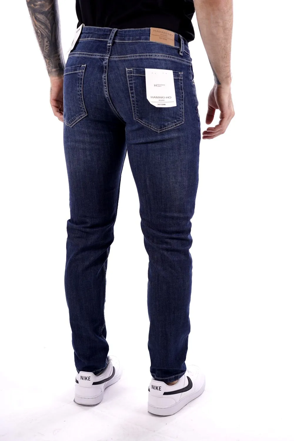 Pantalone Jeans HAMAKI HO da Uomo - blu PJE1701DENMSCURO