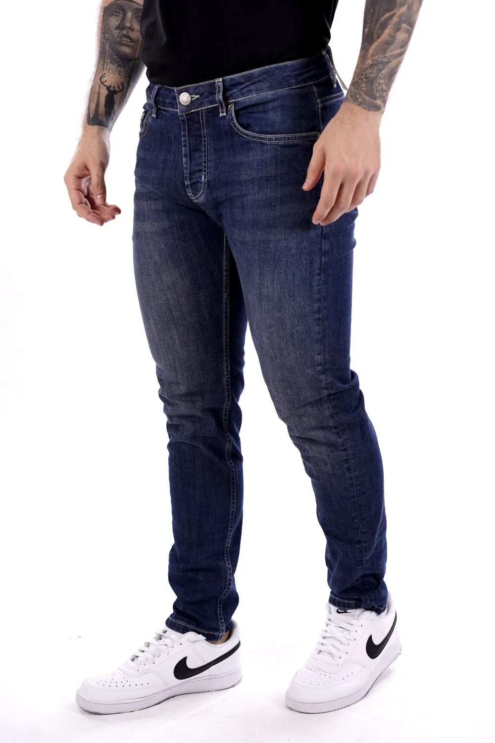 Pantalone Jeans HAMAKI HO da Uomo - blu PJE1701DENMSCURO