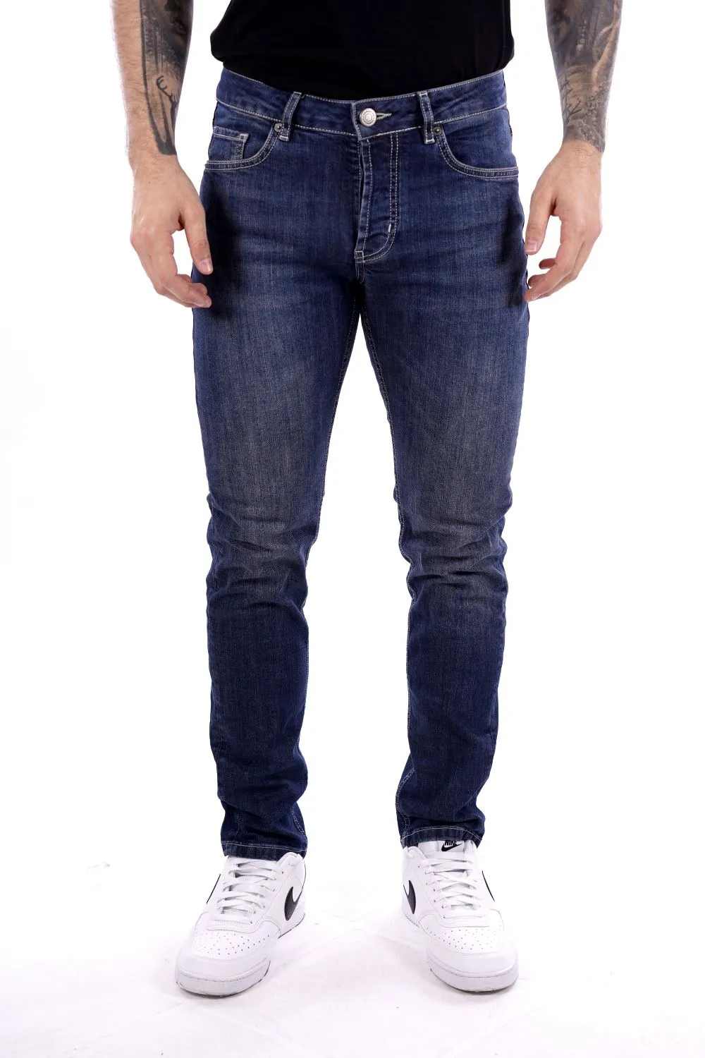 Pantalone Jeans HAMAKI HO da Uomo - blu PJE1701DENMSCURO