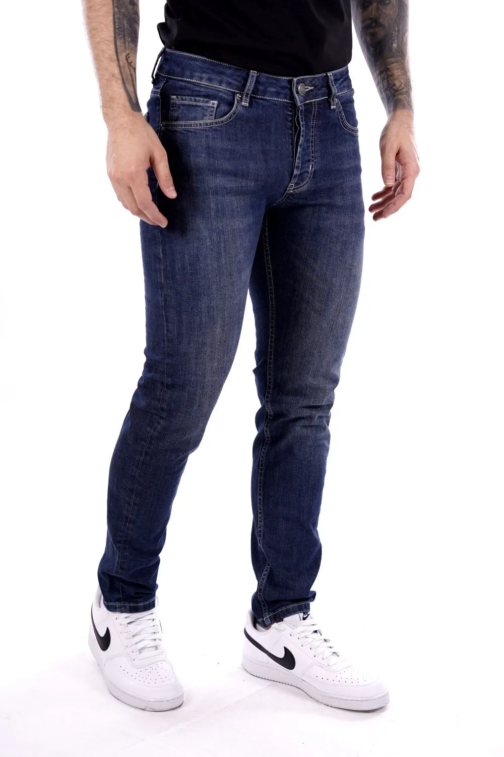 Pantalone Jeans HAMAKI HO da Uomo - blu PJE1701DENMSCURO