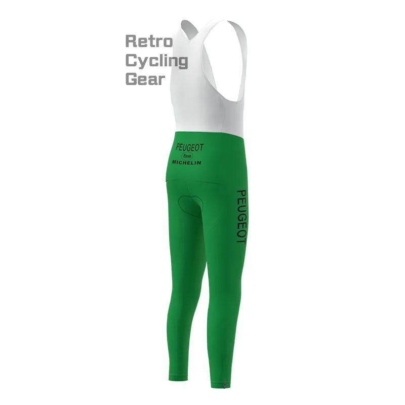 Peugeot Green Retro Cycling Pants