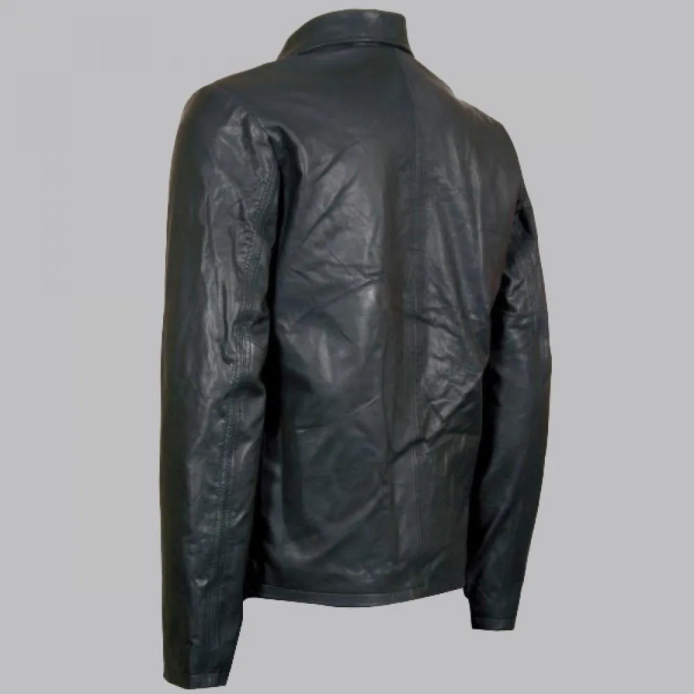 Premium Layer Cake Men's Biker Leather Jacket