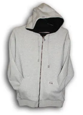 Pro Club Reversible Full Zip Gray Hoodie