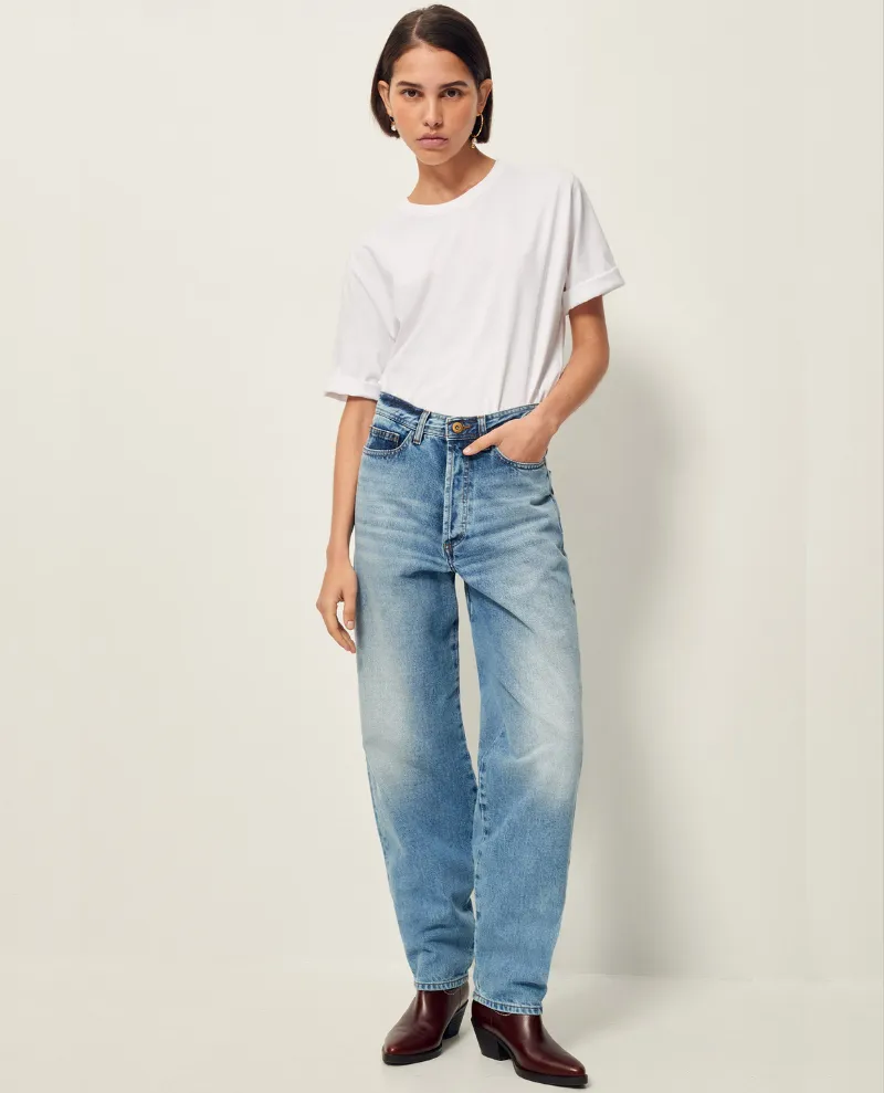 Sessun Baggou Astral Blue Barrel Jeans