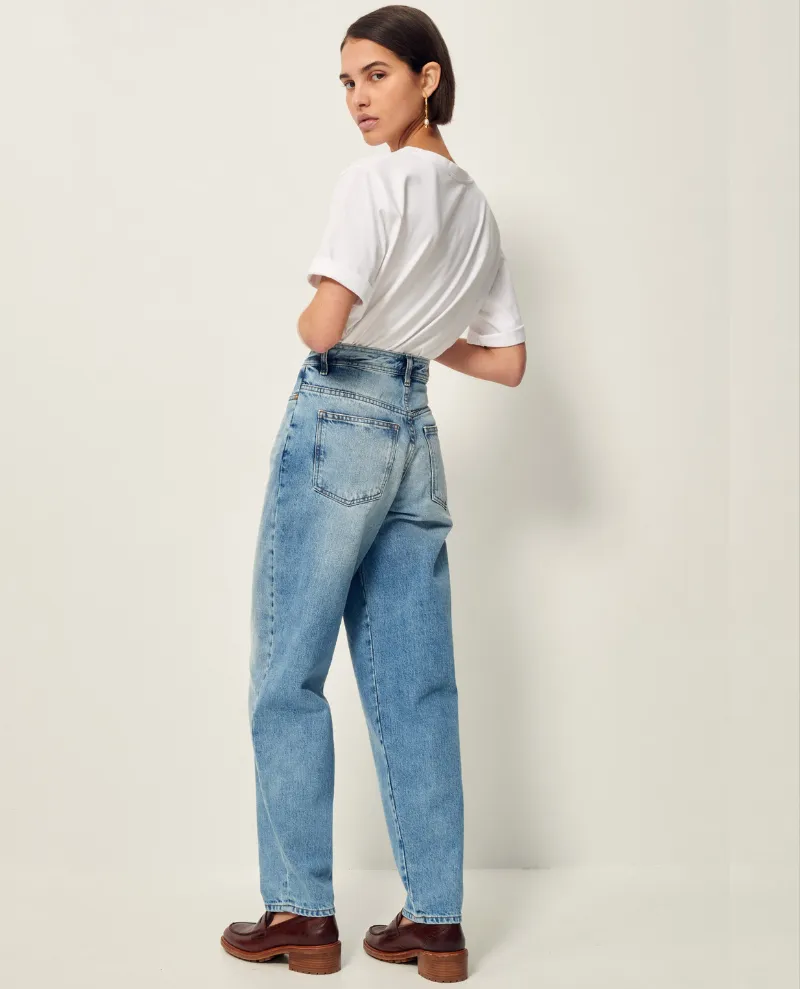 Sessun Baggou Astral Blue Barrel Jeans