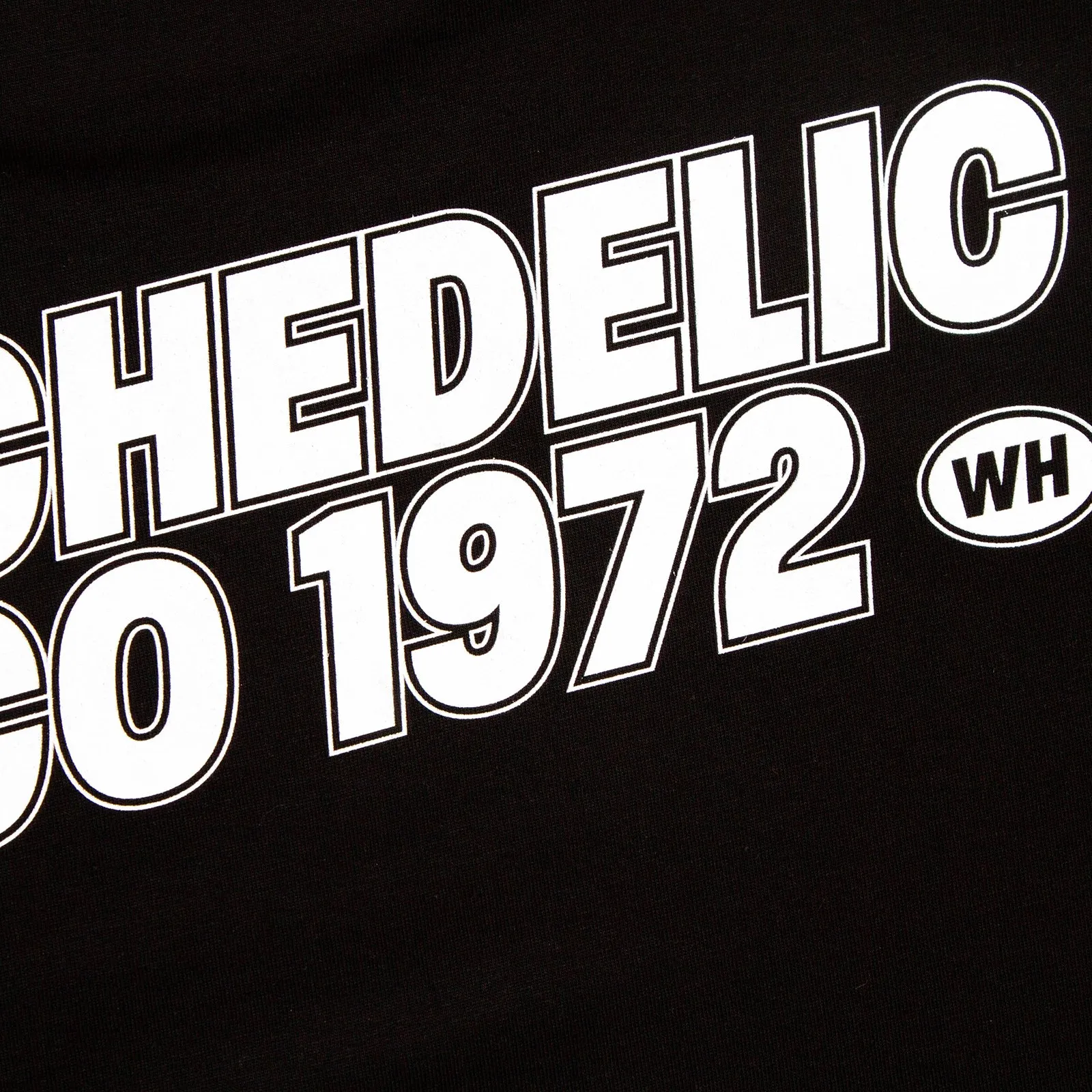 Sportif 1972 Psychedelic Disco Back Print - Tshirt - Black