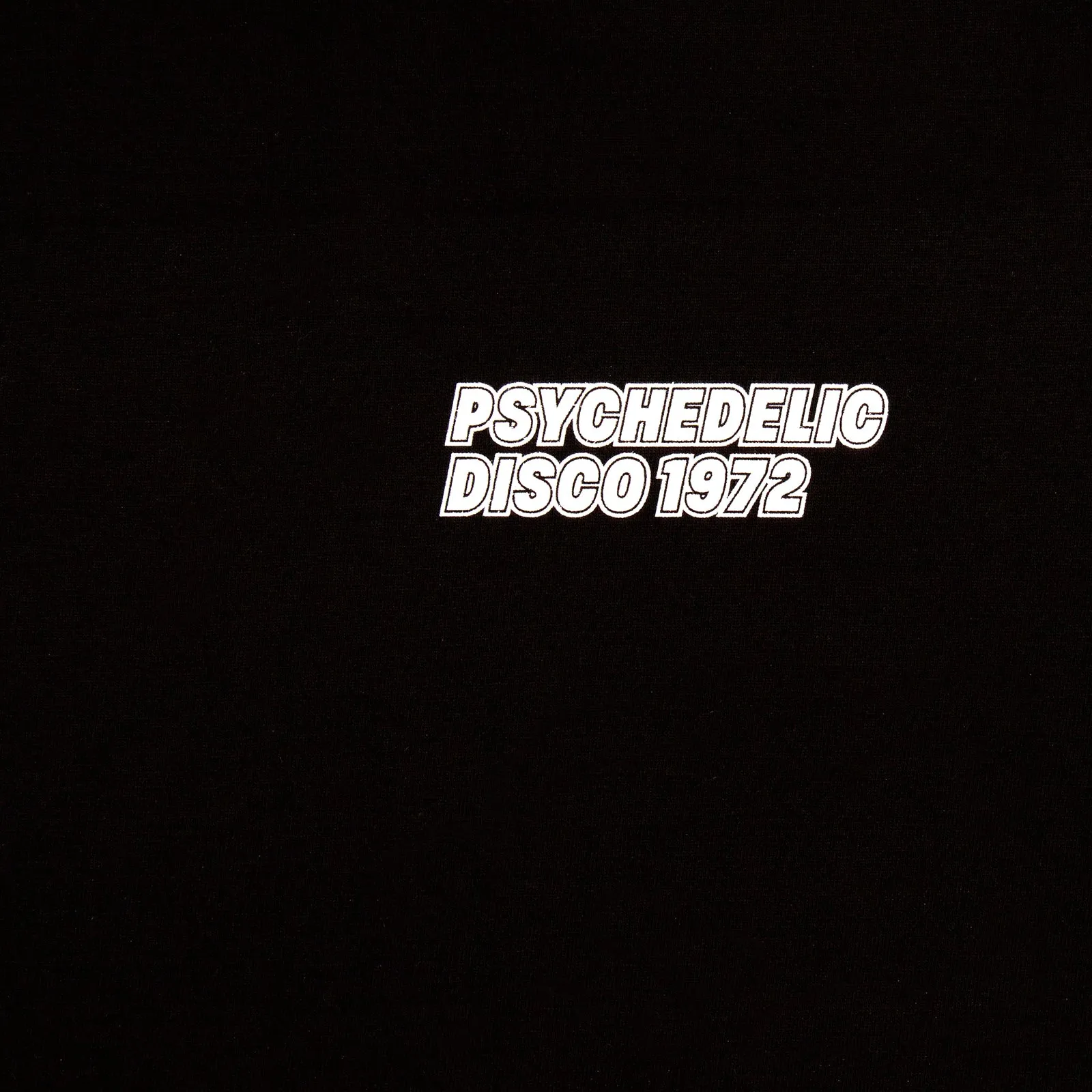 Sportif 1972 Psychedelic Disco Back Print - Tshirt - Black